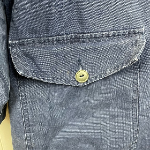 Vintage Polo by Ralph Lauren Polo Sportsman Pullover Anorak Jacket Blue Medium - Picture 9 of 11